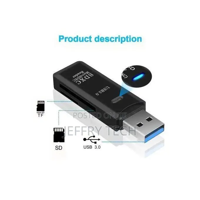 2 in 1 Usb 3.0 Card Reader Micro Sd Card Reader Usb Adapter