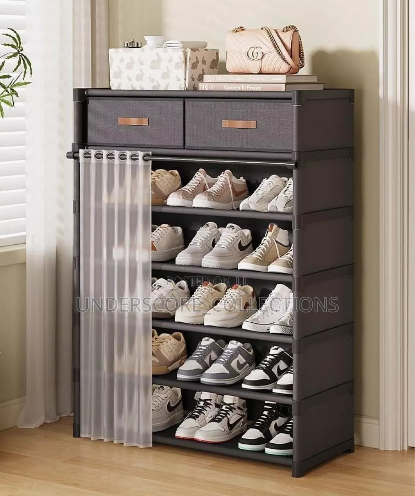 Multi Layer Cabinet With Drawers