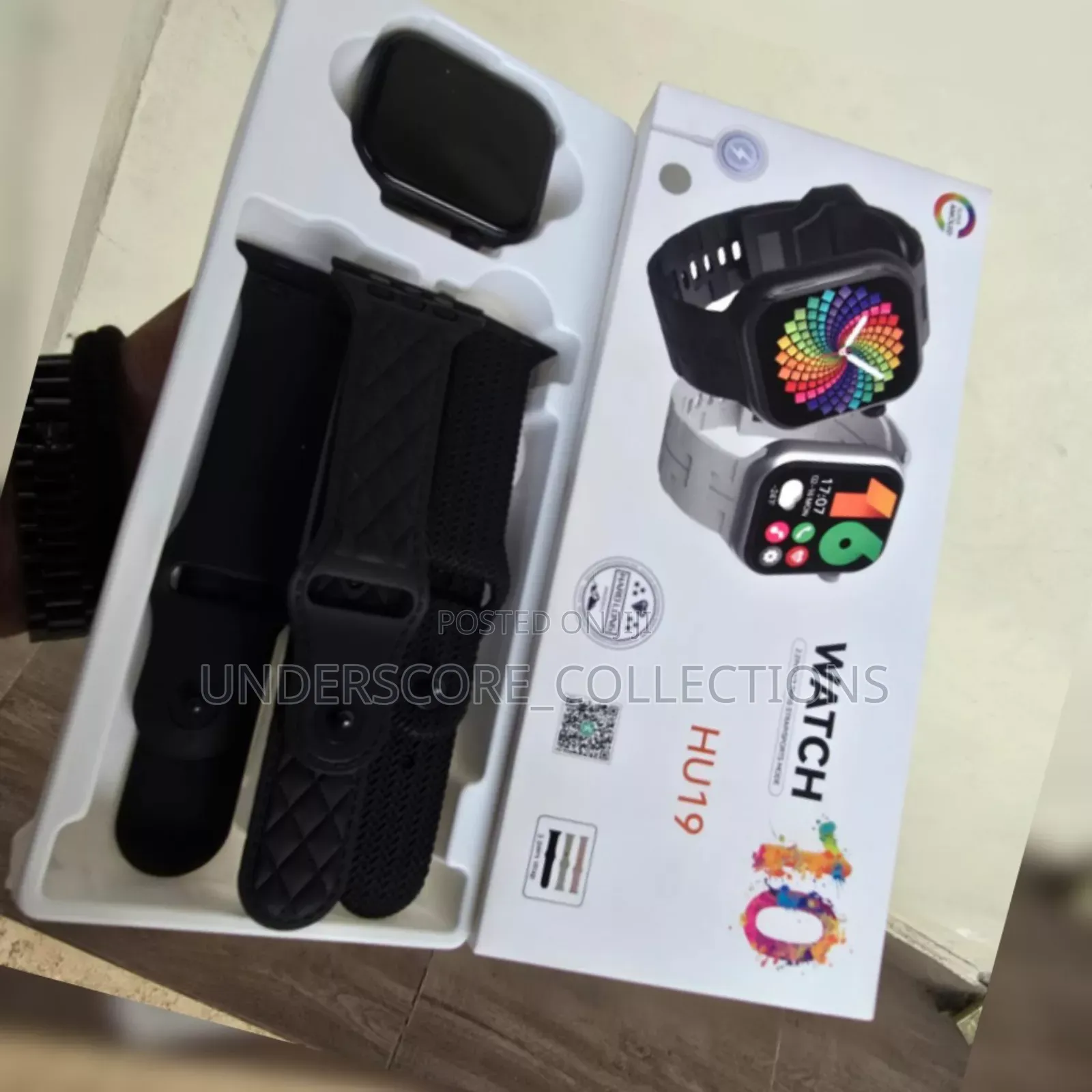 **4 In1 3straps 1 Watch Smart Watch*