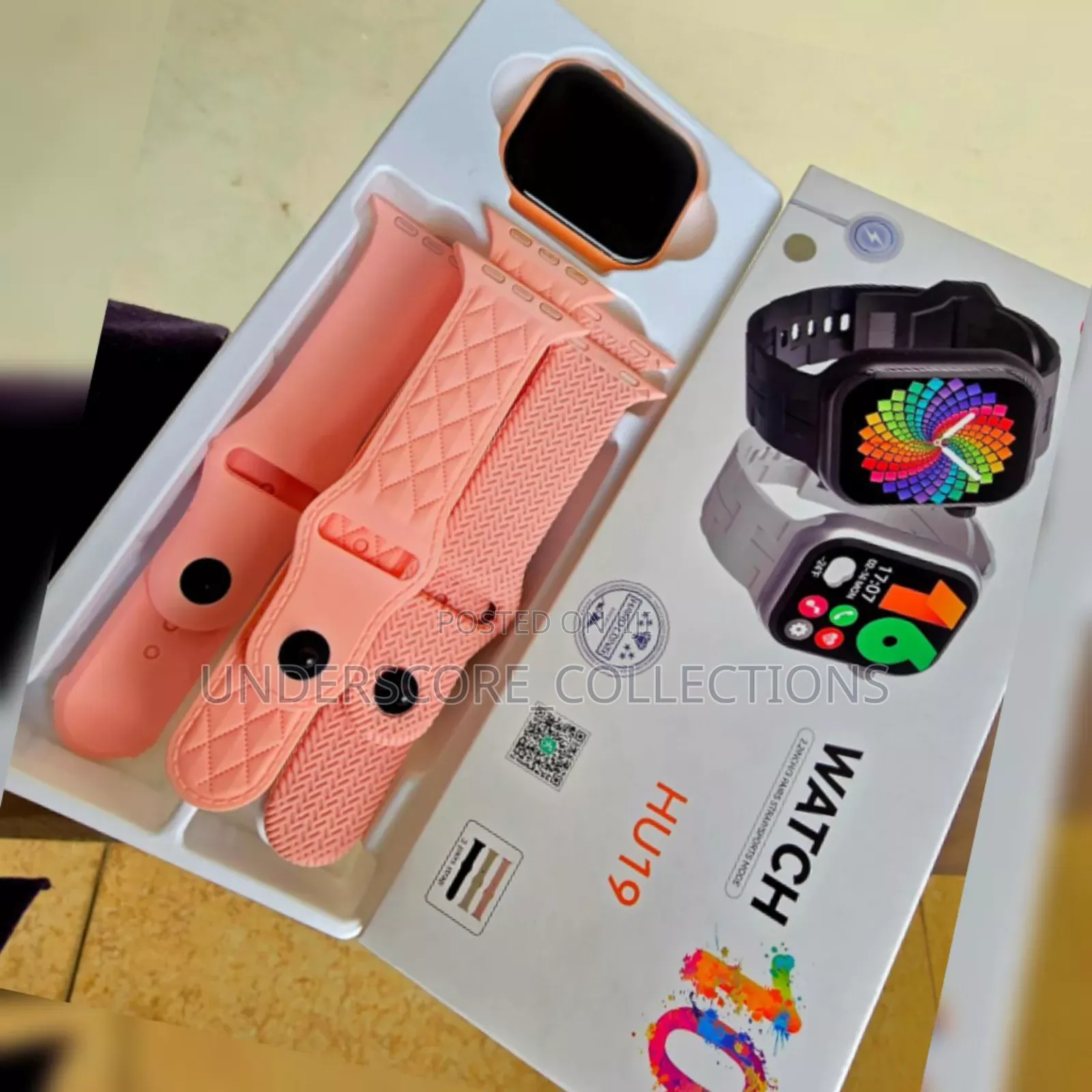 **4 In1 3straps 1 Watch Smart Watch*