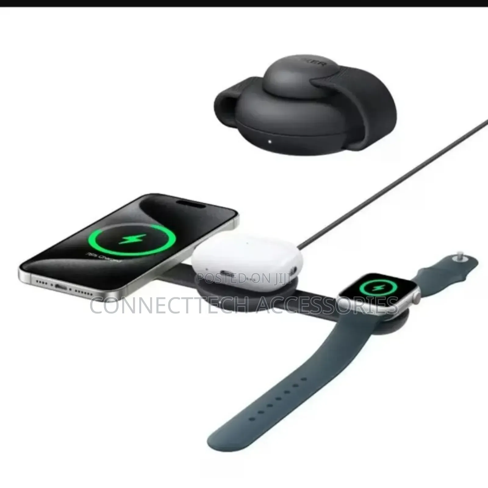 Anker Maggo 3-in-1 Foldable Charging Pad 15w Qi2 Wireless Charger