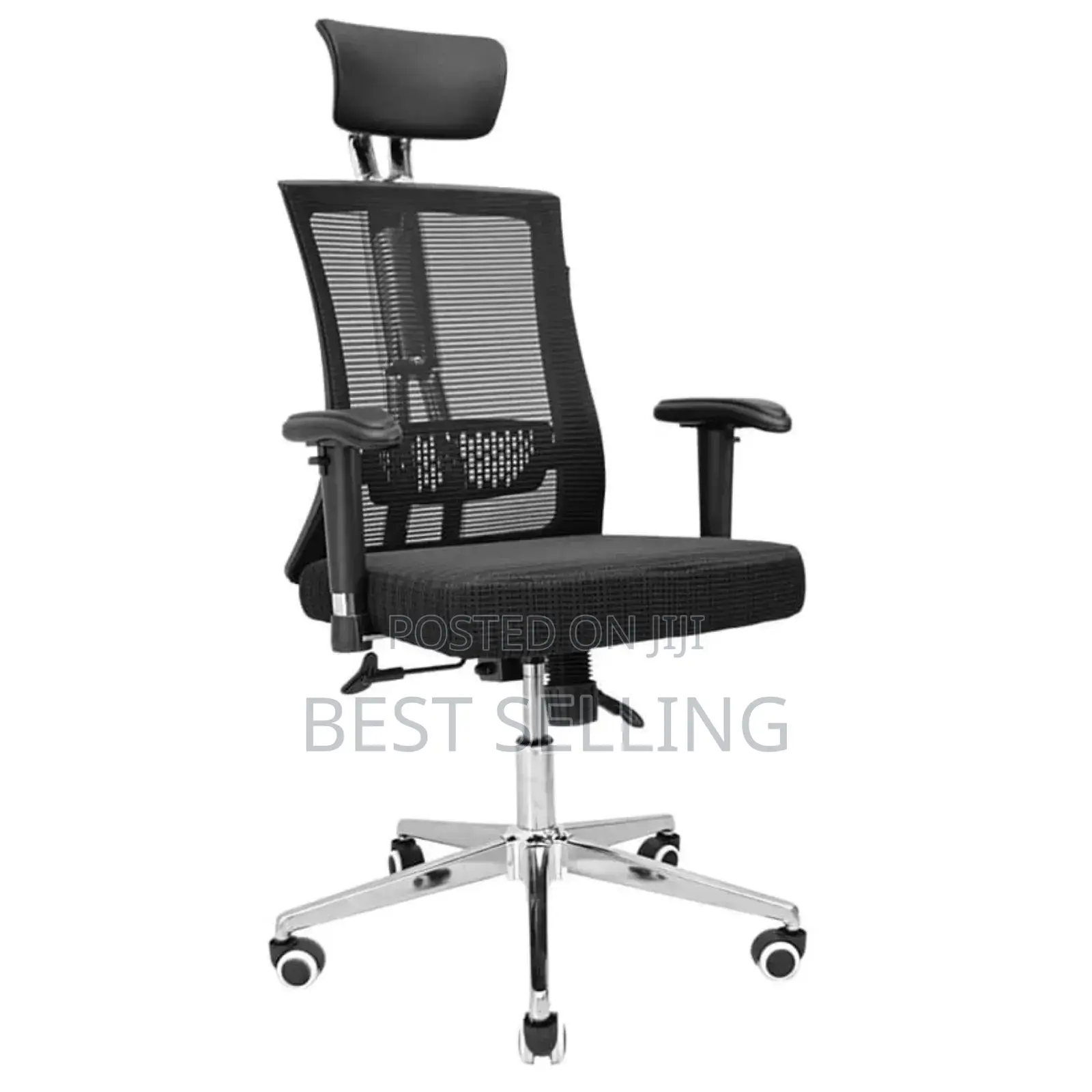 Black Orthopedic Office Chair