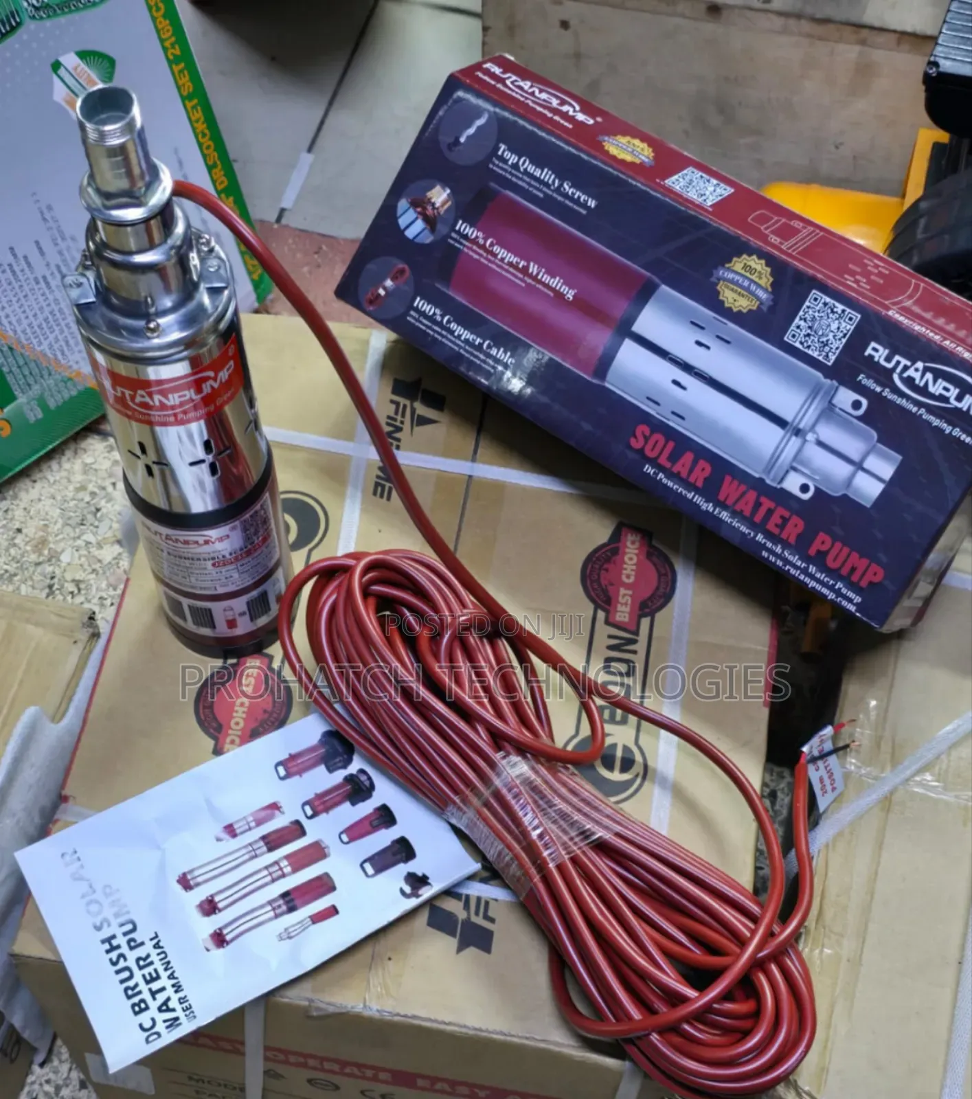 Solar Submersible Rutan Pump 50m