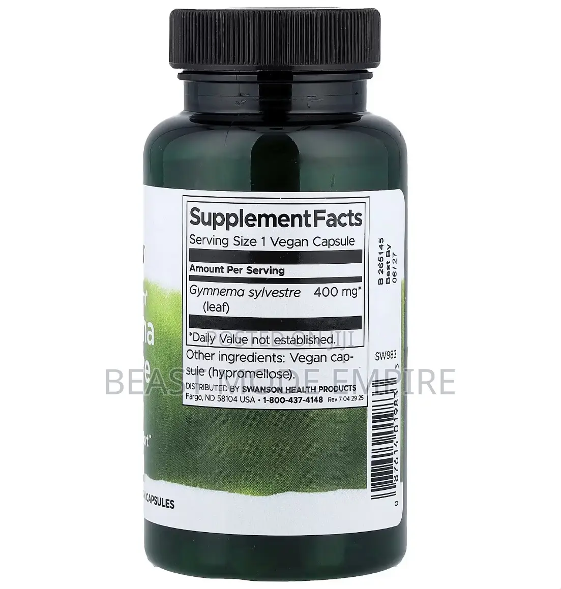 Gymnema Sylvestre Leaf Made in Usa