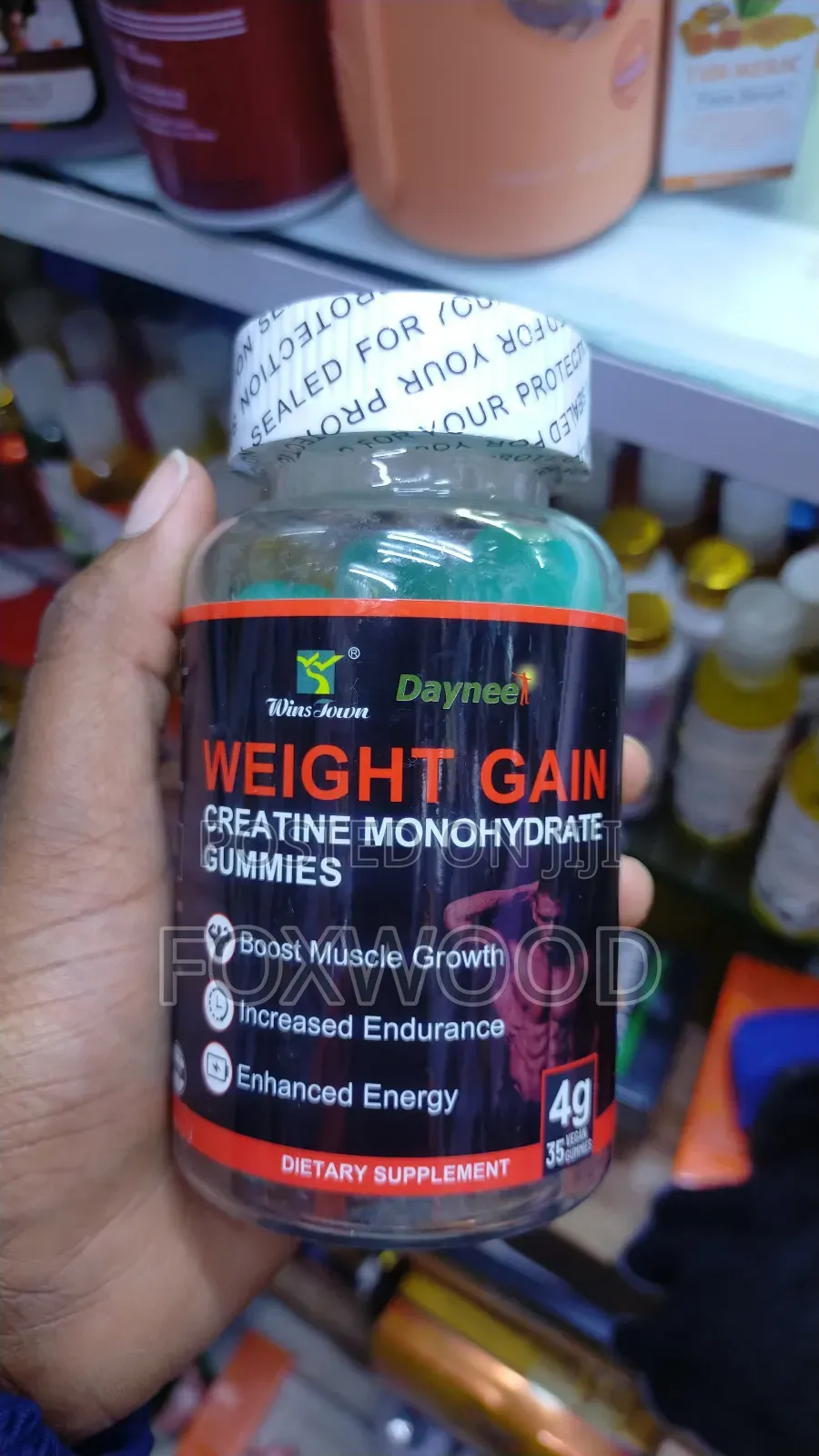 Daynee Weight Gain Creatine Monohydrate Gummies.