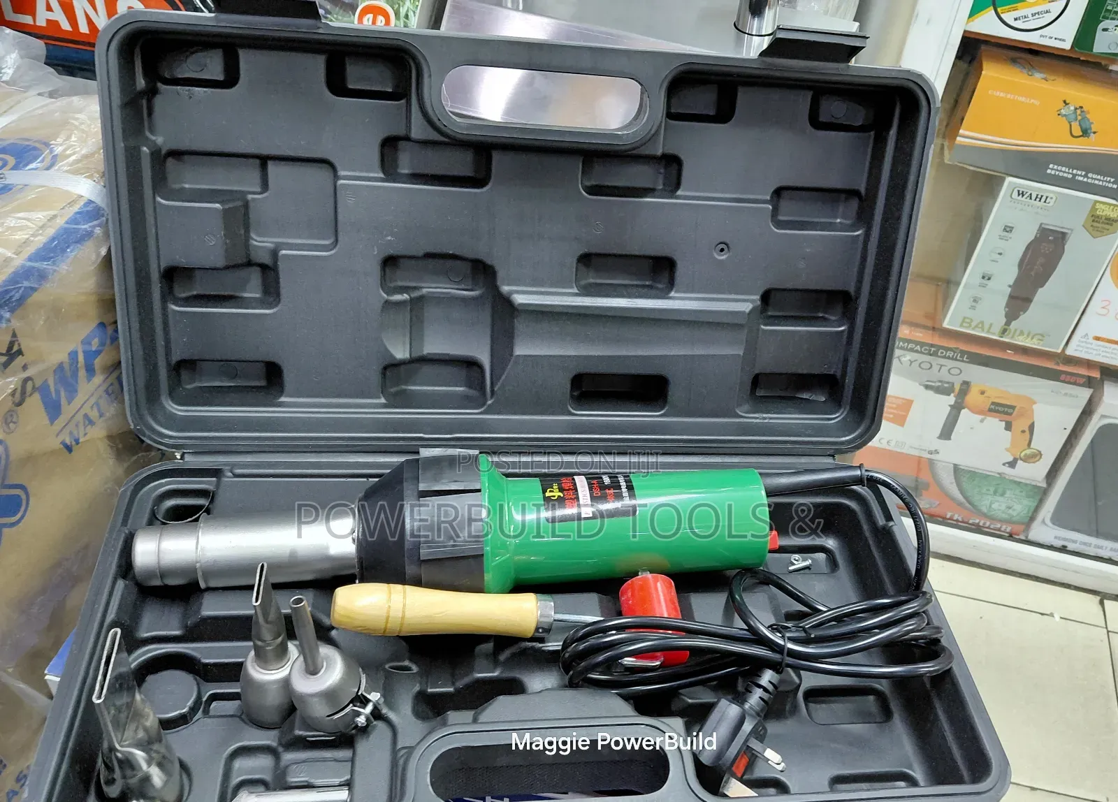 Hot Air Plastic Welding Gun Kit 1600w