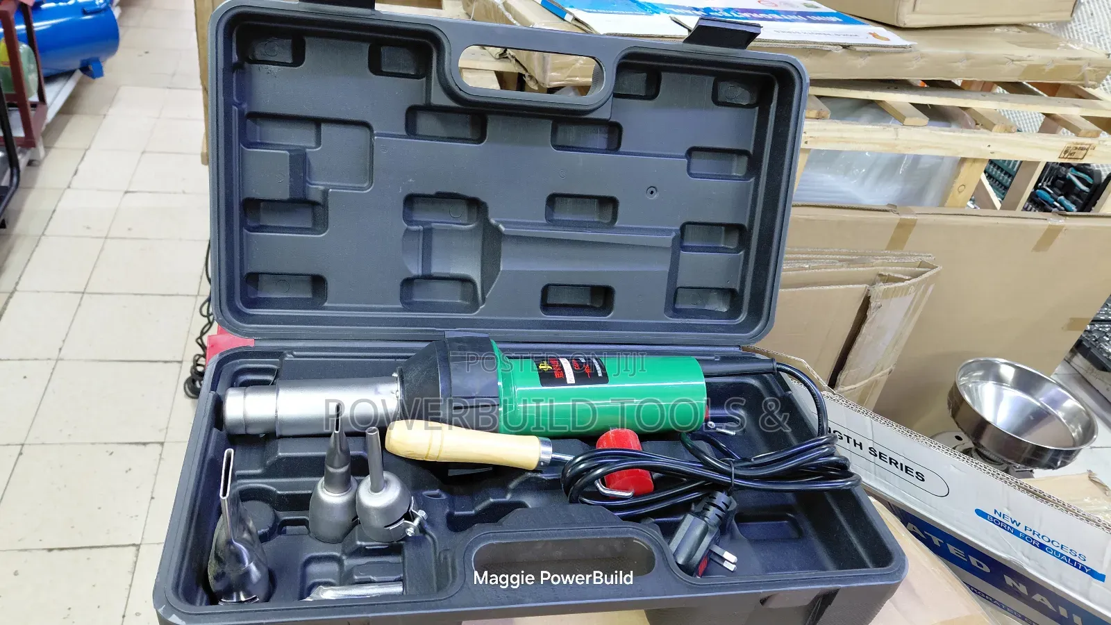 Hot Air Plastic Welding Gun Kit 1600w
