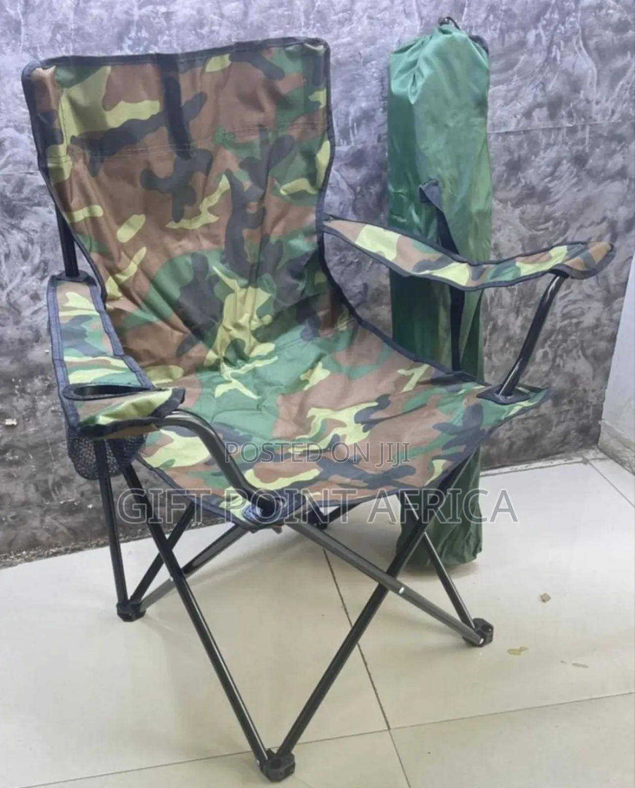 Heavy Duty Portable Camping Chairs Available In Blue,Green,Red Color