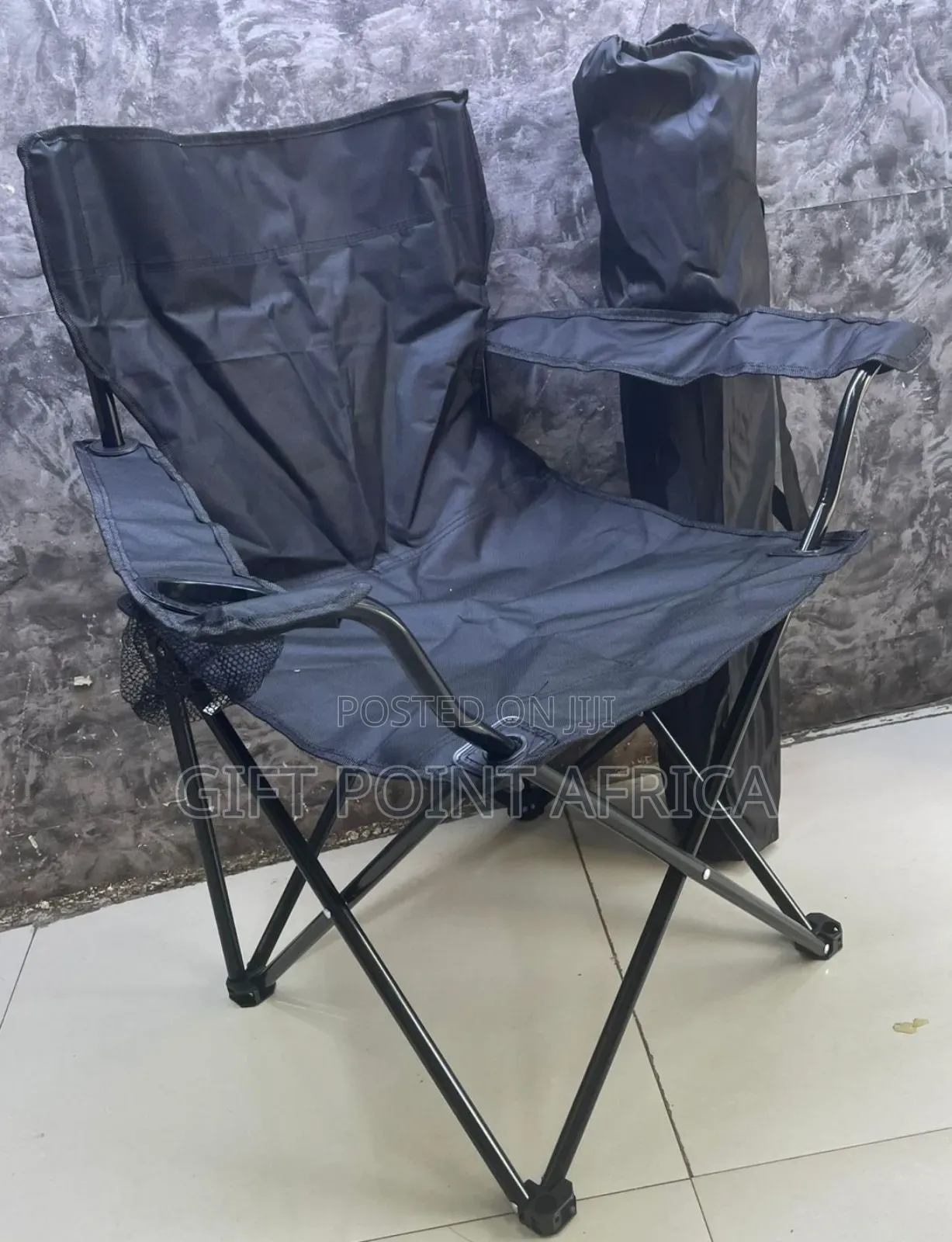 Heavy Duty Portable Camping Chairs Available In Blue,Green,Red Color
