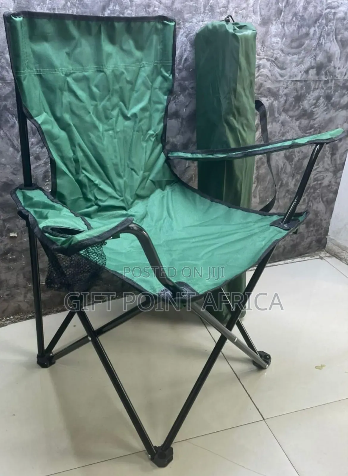Heavy Duty Portable Camping Chairs Available In Blue,Green,Red Color