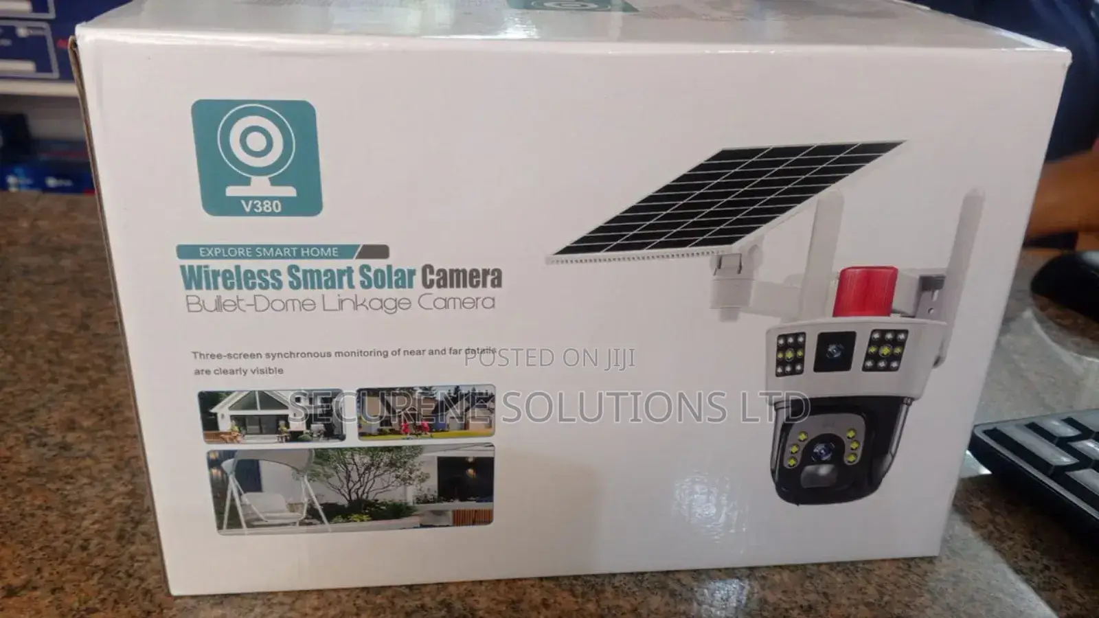 V380 Wireless Smart Solar Camera