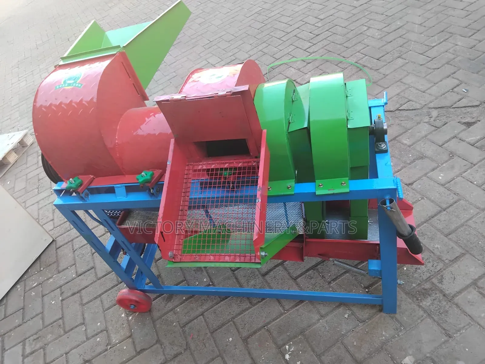 Multifunctional Grain Thresher Machine Without Motor/Engine