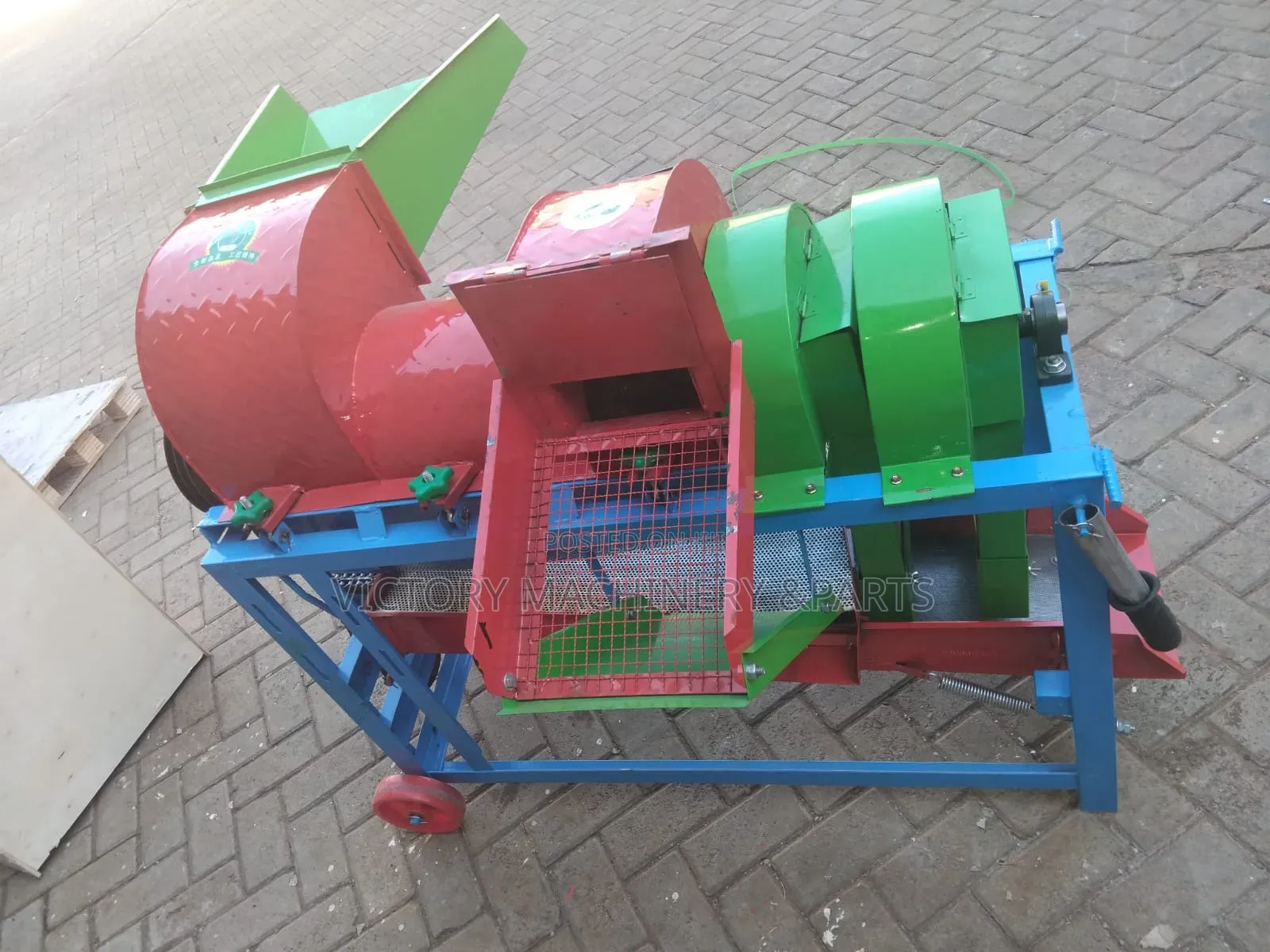 Multifunctional Grain Thresher Machine Without Motor/Engine