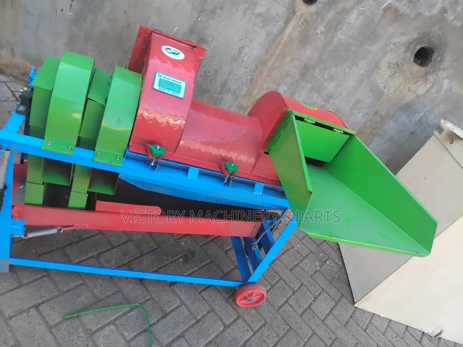 Multifunctional Grain Thresher Machine Without Motor/Engine