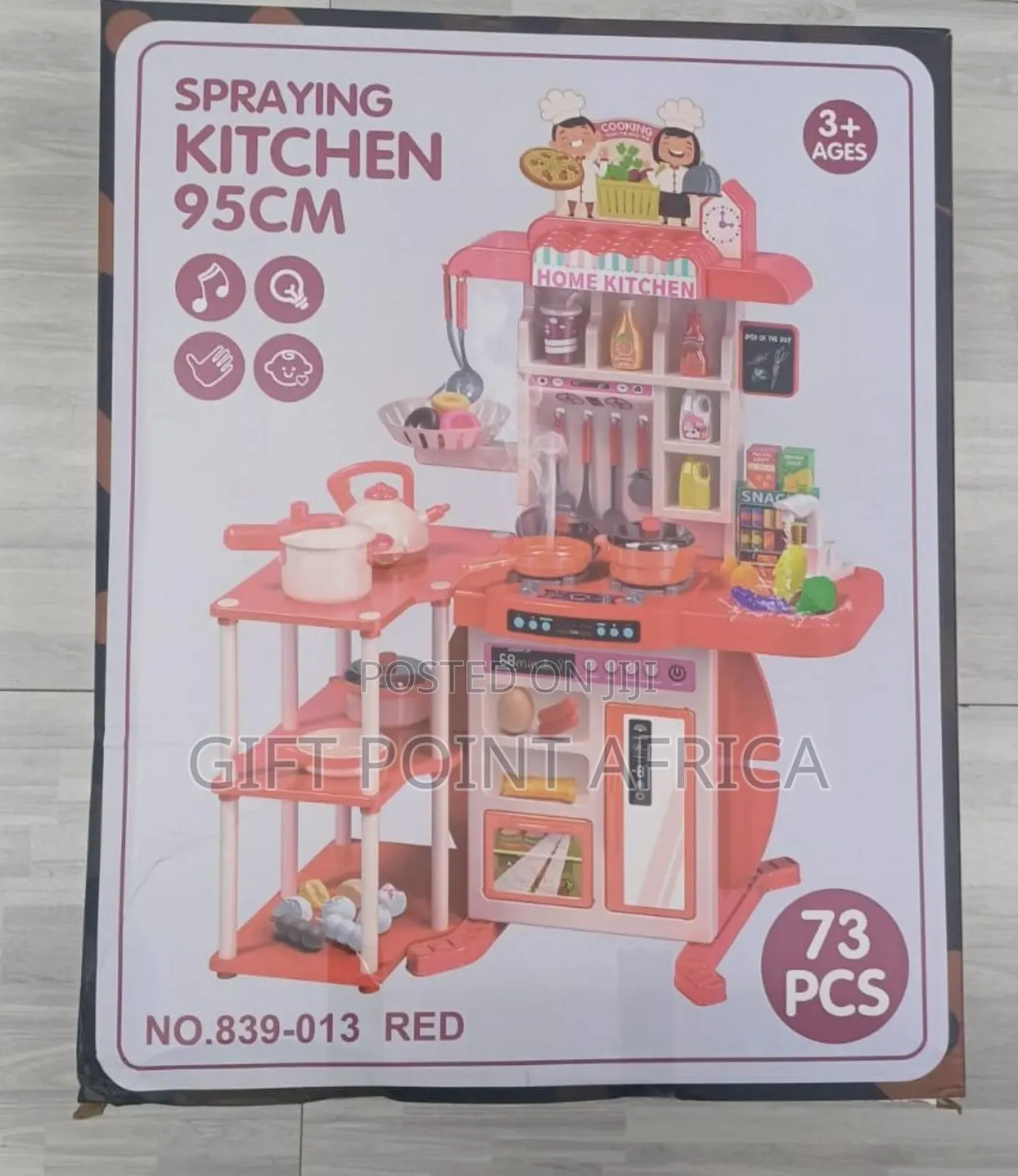 73 Pcs Kitchen Set With  A Height Of 95 Cms With Light And Sound