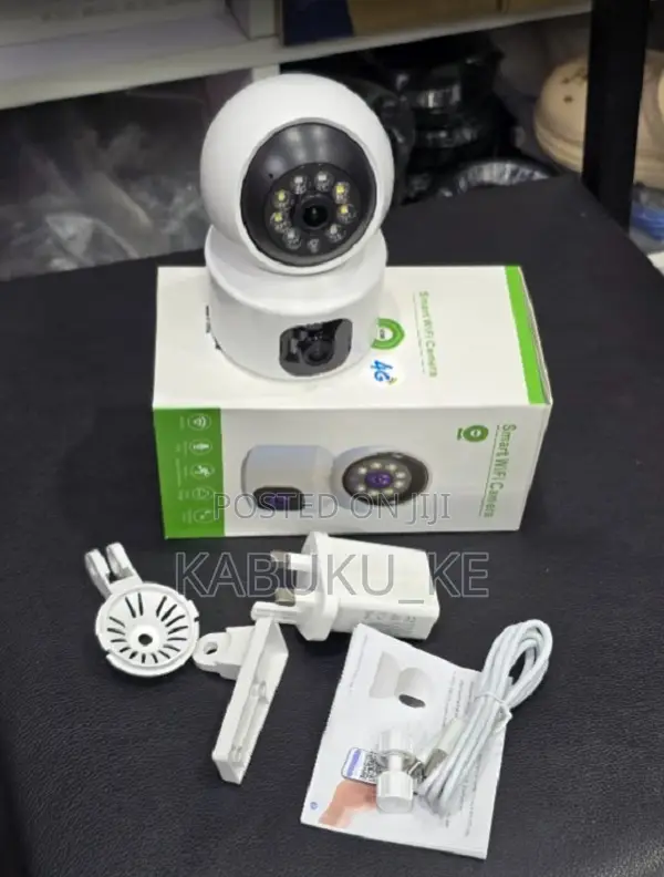 Indoor Simcard 4g Wireless Camera With Dual Lens