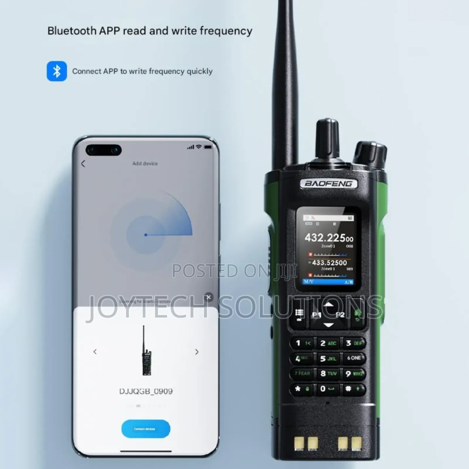 New Baofeng Uv-32 Walkie Talkie GPS 10w Bluetooth App Programming