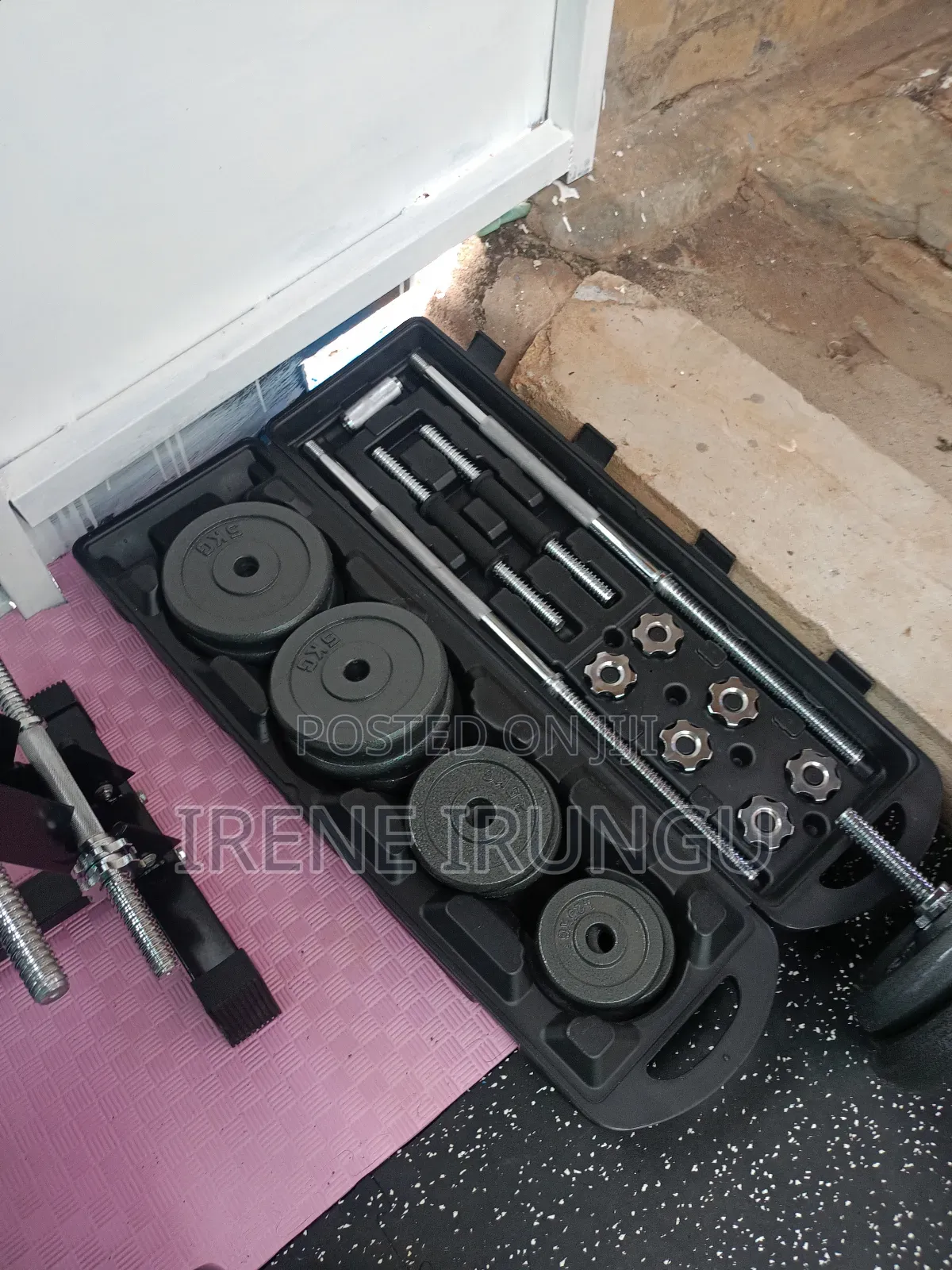 50kgs Dumbbell Set++ Long+ Short Barbell