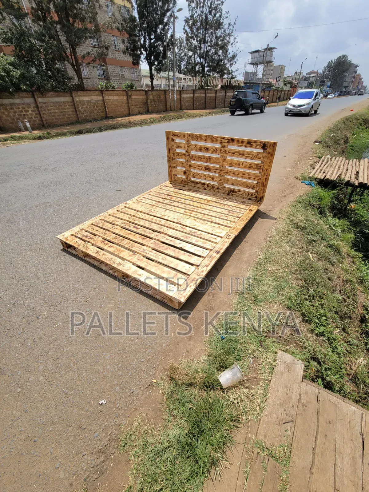 Class on a Budget 5×6ft Wooden Pallet Bed. (Cpd05)