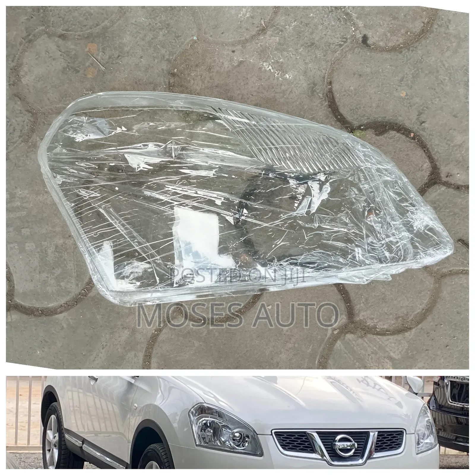 Nissan Dualis Headlight Lens