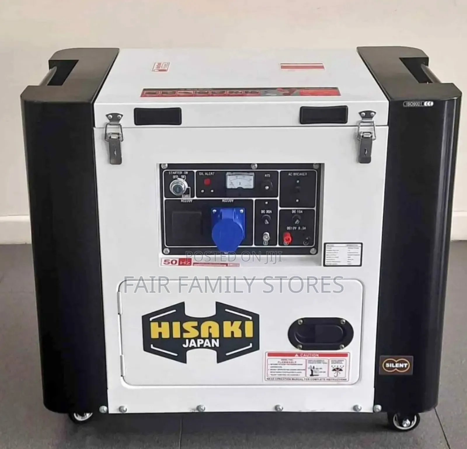 Hk8000sna Hisaki Japan Diesel Generator Aircooled Rated Output 10kva *