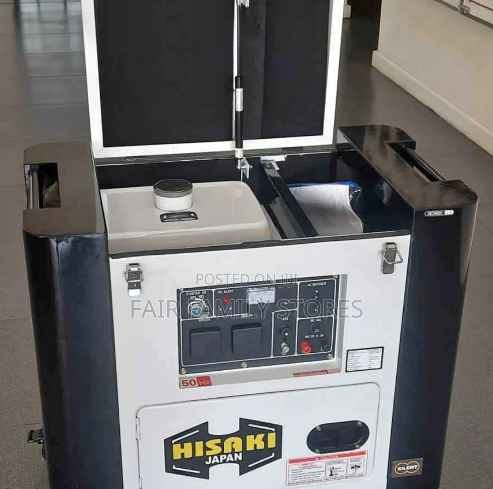 Hk8000sna Hisaki Japan Diesel Generator Aircooled Rated Output 10kva *