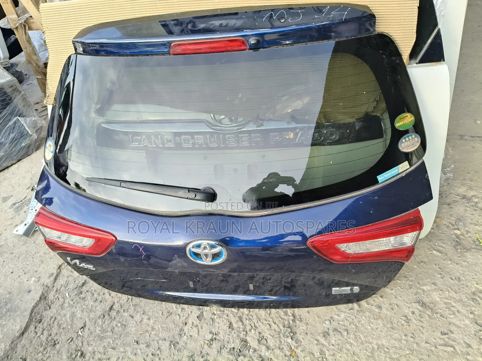 Vitz 2018 Model Boot/ Tailgate Without Boot Lights