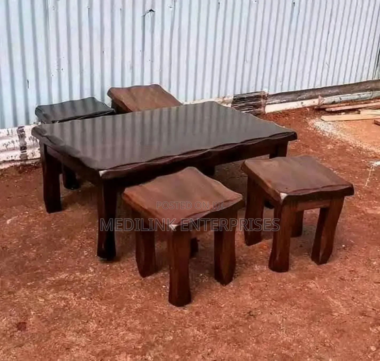 Solid Wooden Coffee Table Set