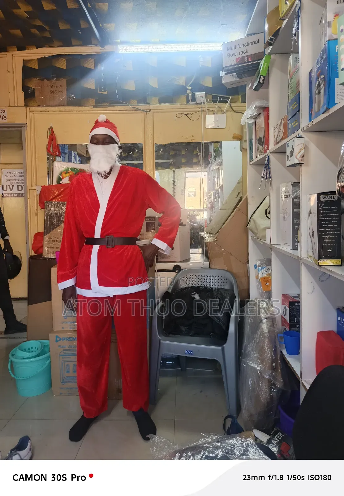 Santa Adult Ouftif Christmas Velvet