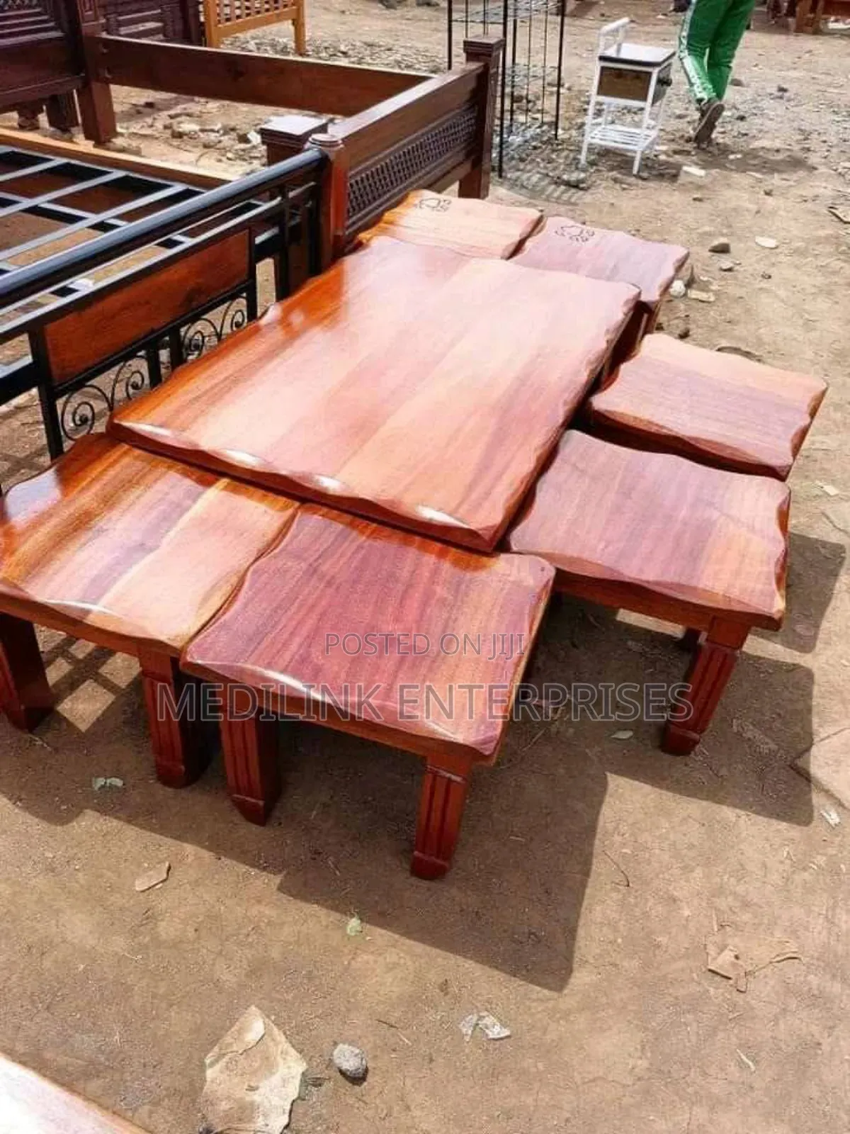 Solid Wooden Coffee Table Set