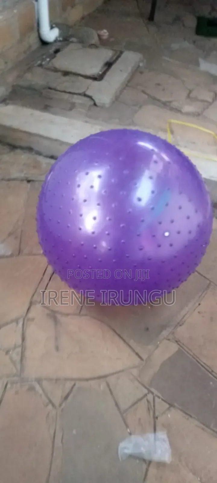 Purple Spiked Therapy Ball