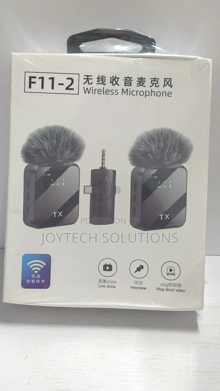 Lavalier Lapel Wireless Microphone Plug and Play With Clear Timbre.