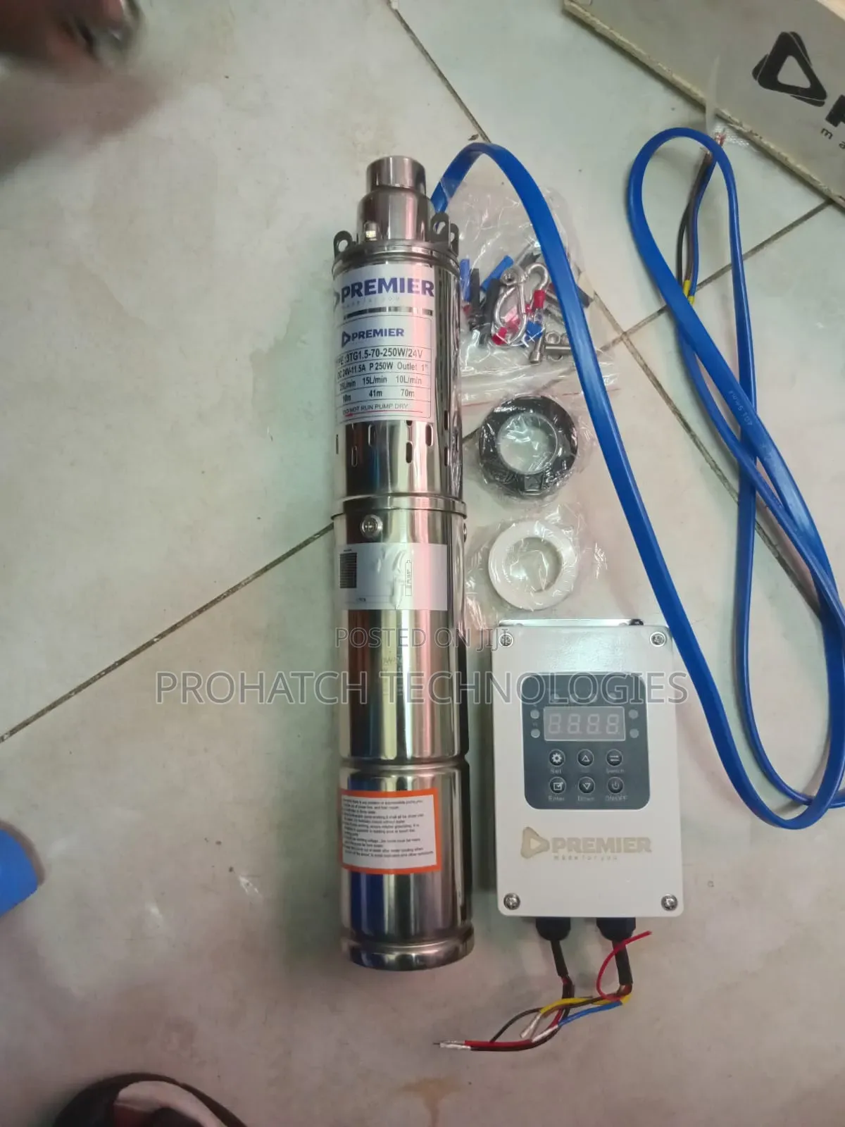 Submersible Solar Water Pump 70m 250w