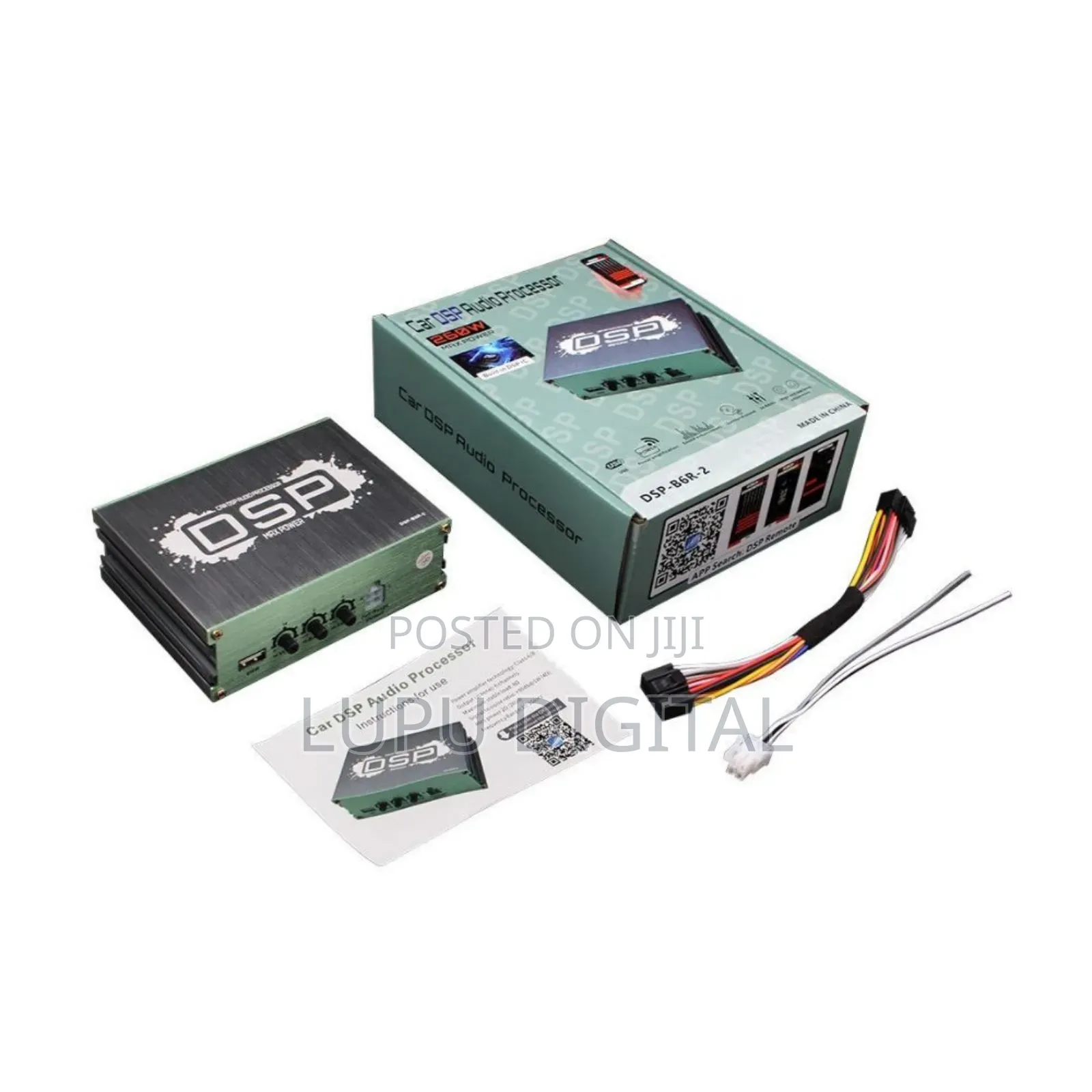 -Channel DSP Car Audio Amplifier 260w Class a/B Car Amp With Bluetooth