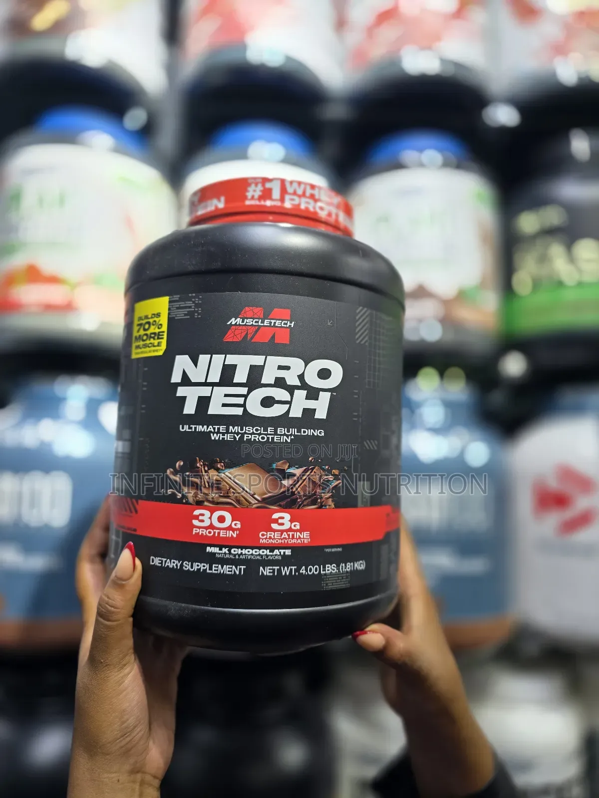 Mt Nitro Tech Whey Protein 4lbs 1.8kgs