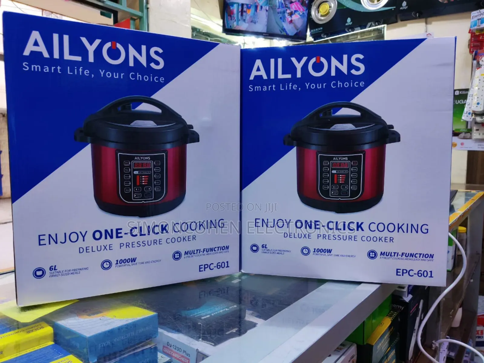 Ailyons Electric Pressure Cooker 6l