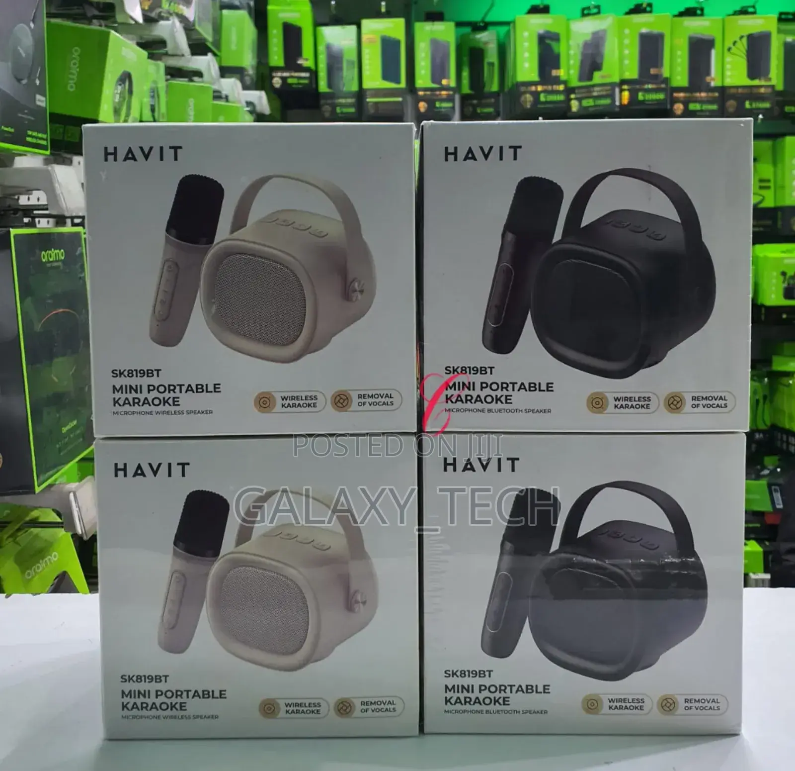 Havit Wireless Bluetooth Speakers (Sk819bt Wireless Microphone)