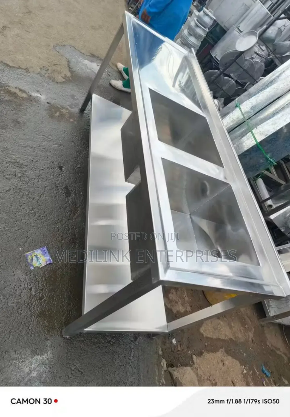 Stainless Steel Double Washing Sinks