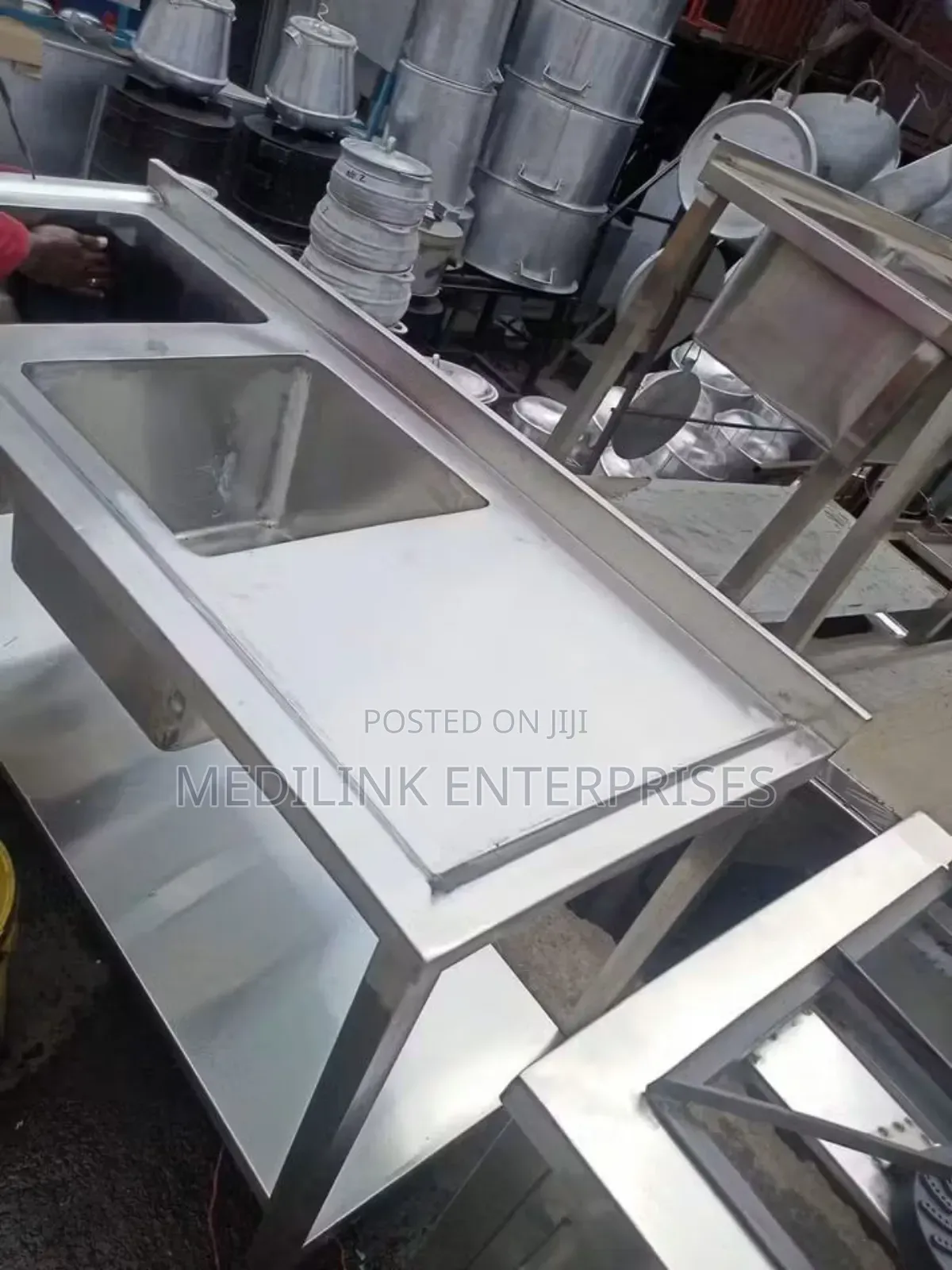 Stainless Steel Double Washing Sinks