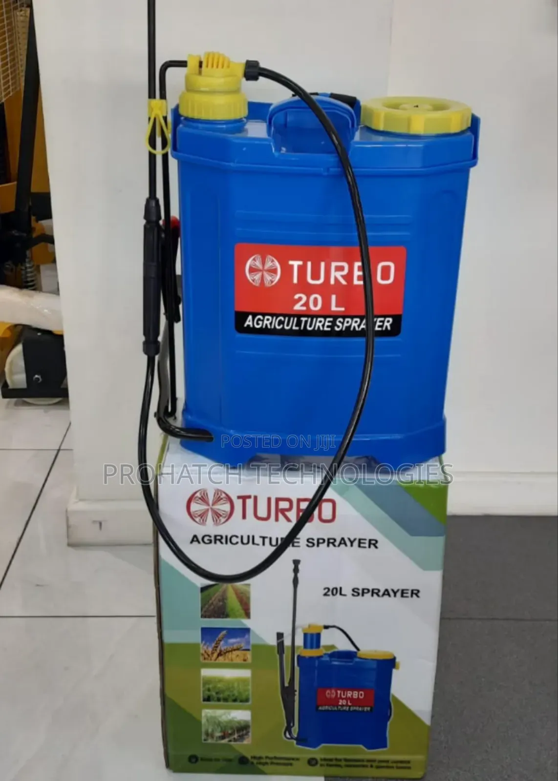 2 in 1 Turbo Knapsack Sprayer Battery Powered