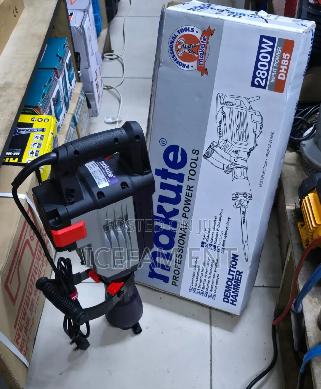 Makute Heavy Duty Demolition Hummer Drill/2800w Demolisher Machine