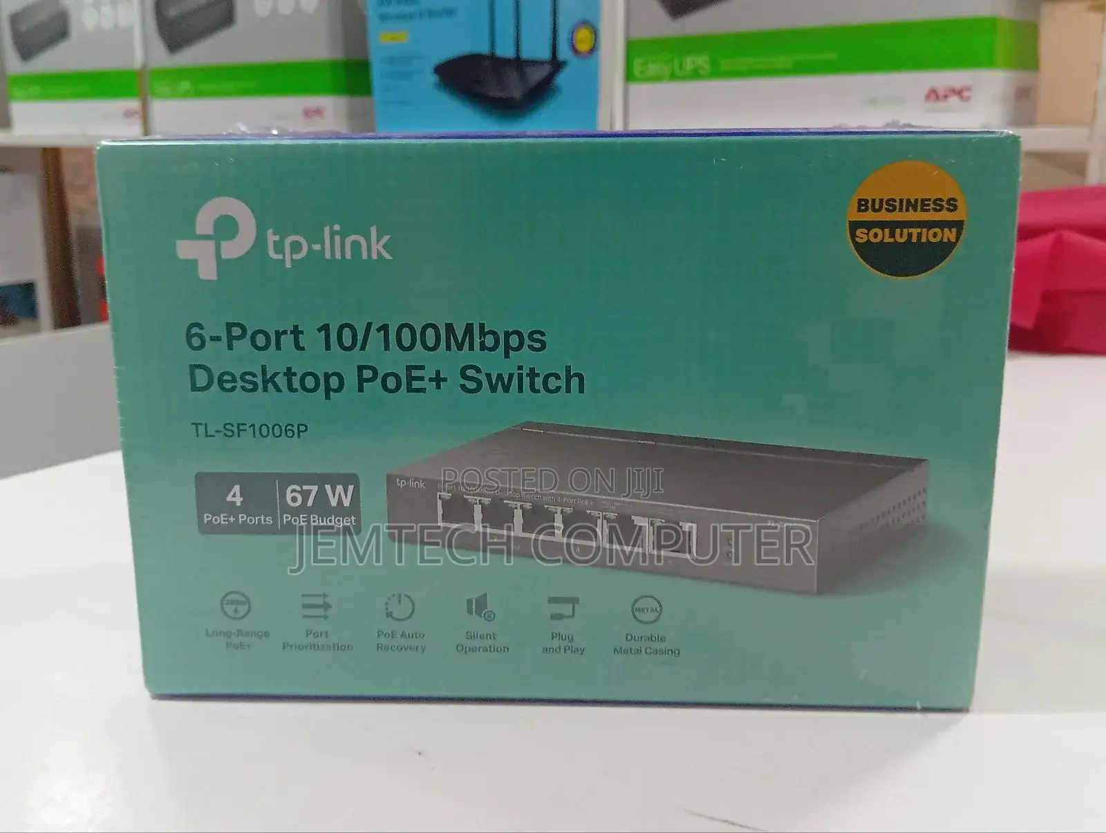 Tl-Sf1006p Tp-Link 6-Port Desktop Switch With 4-Port Poe+