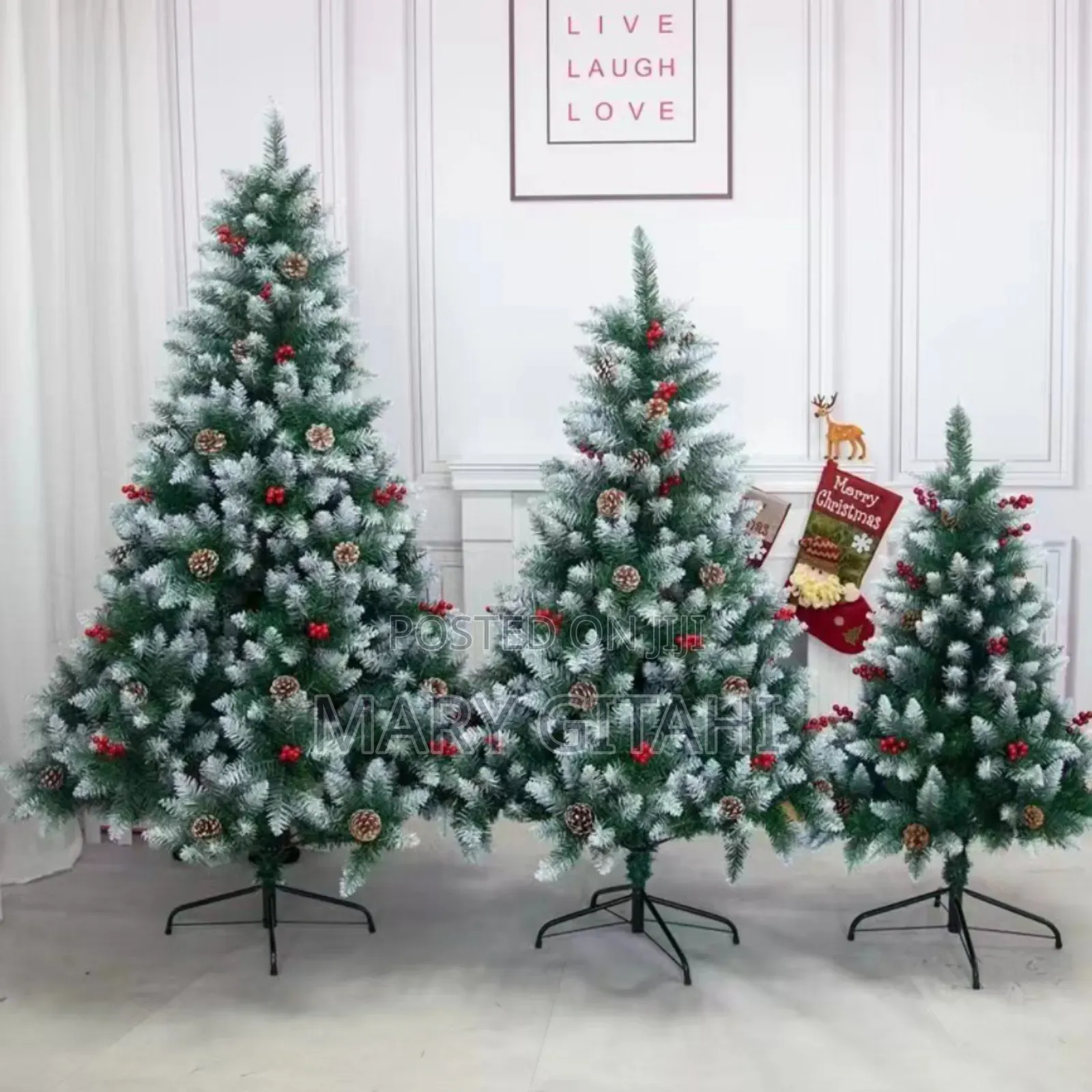 Christmas Trees With Cones and Berries* 5ft