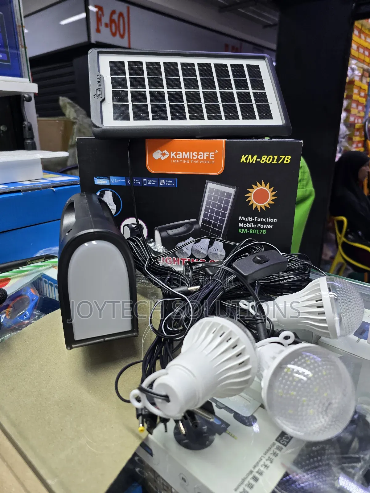 Electric Solar Lighting System [ Three Bulbs ]