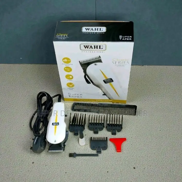 High Performance Wahl Super Taper Hair Clipper Kinyozi Shaving Machine