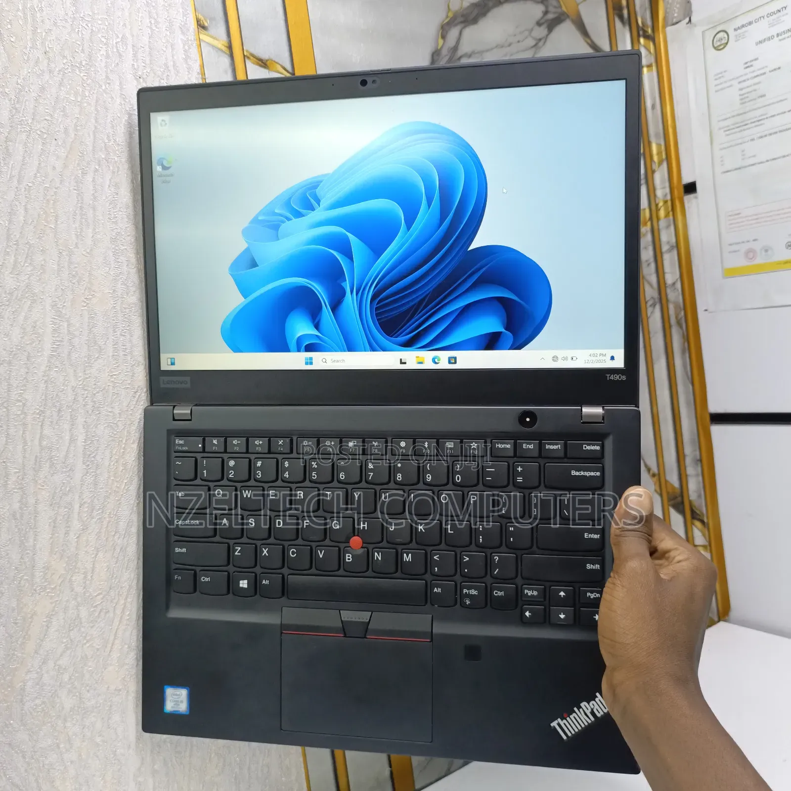 Laptop Lenovo ThinkPad T490s 16GB Intel Core i5 SSD 256GB