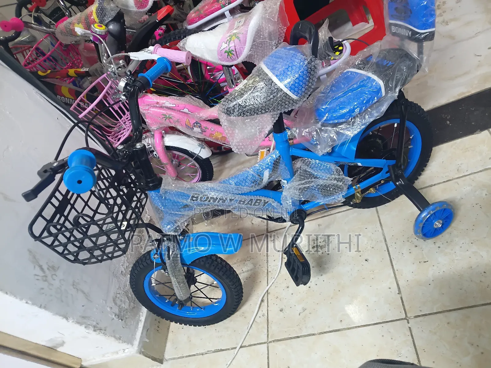 Blue Size 12 Kids Bike