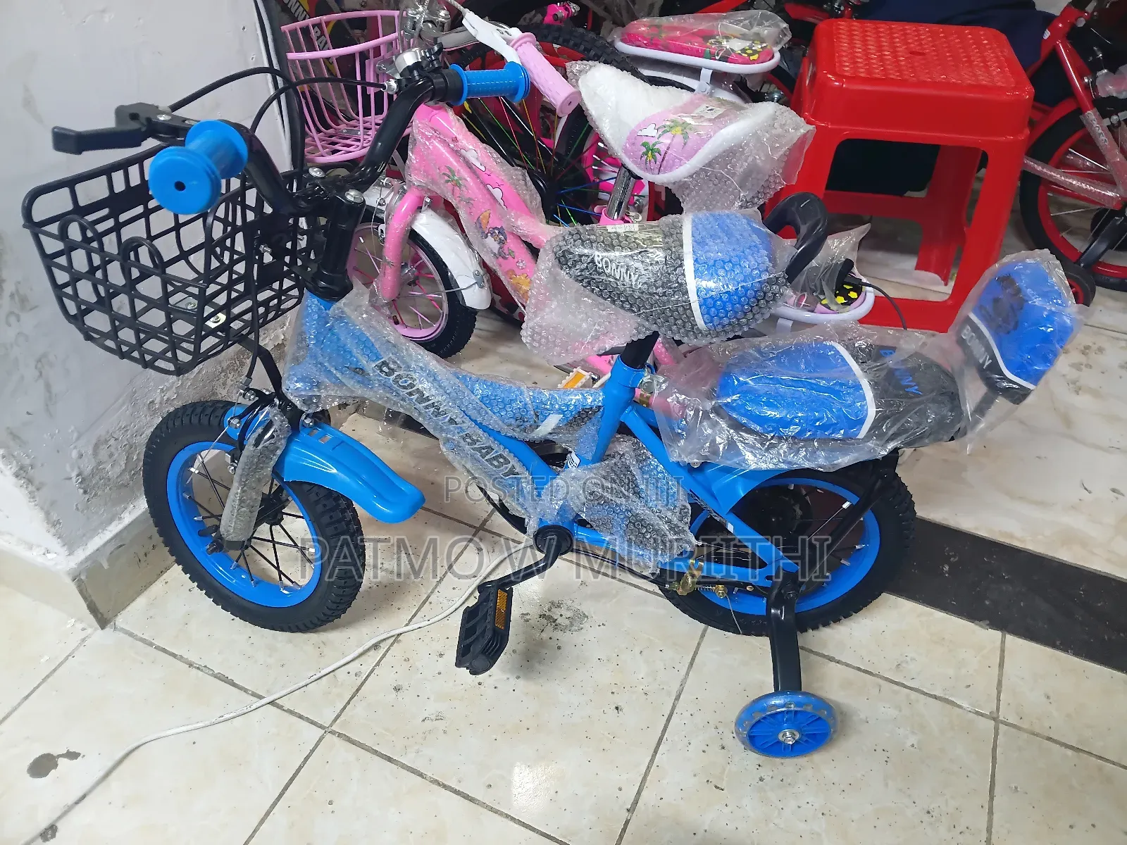Blue Size 12 Kids Bike