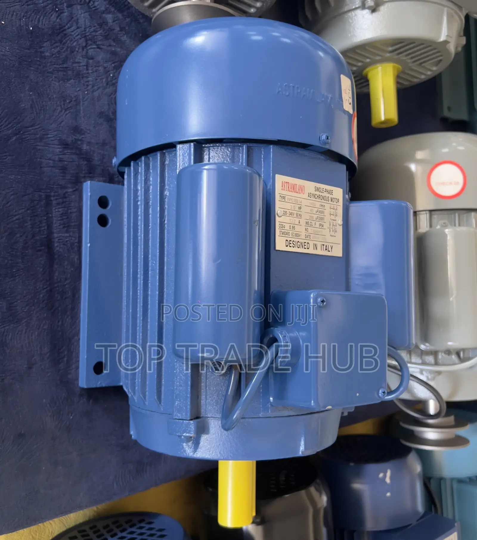 Astramilano Single Phase Electric Motor 3hp 1450rpm(Low Speed)