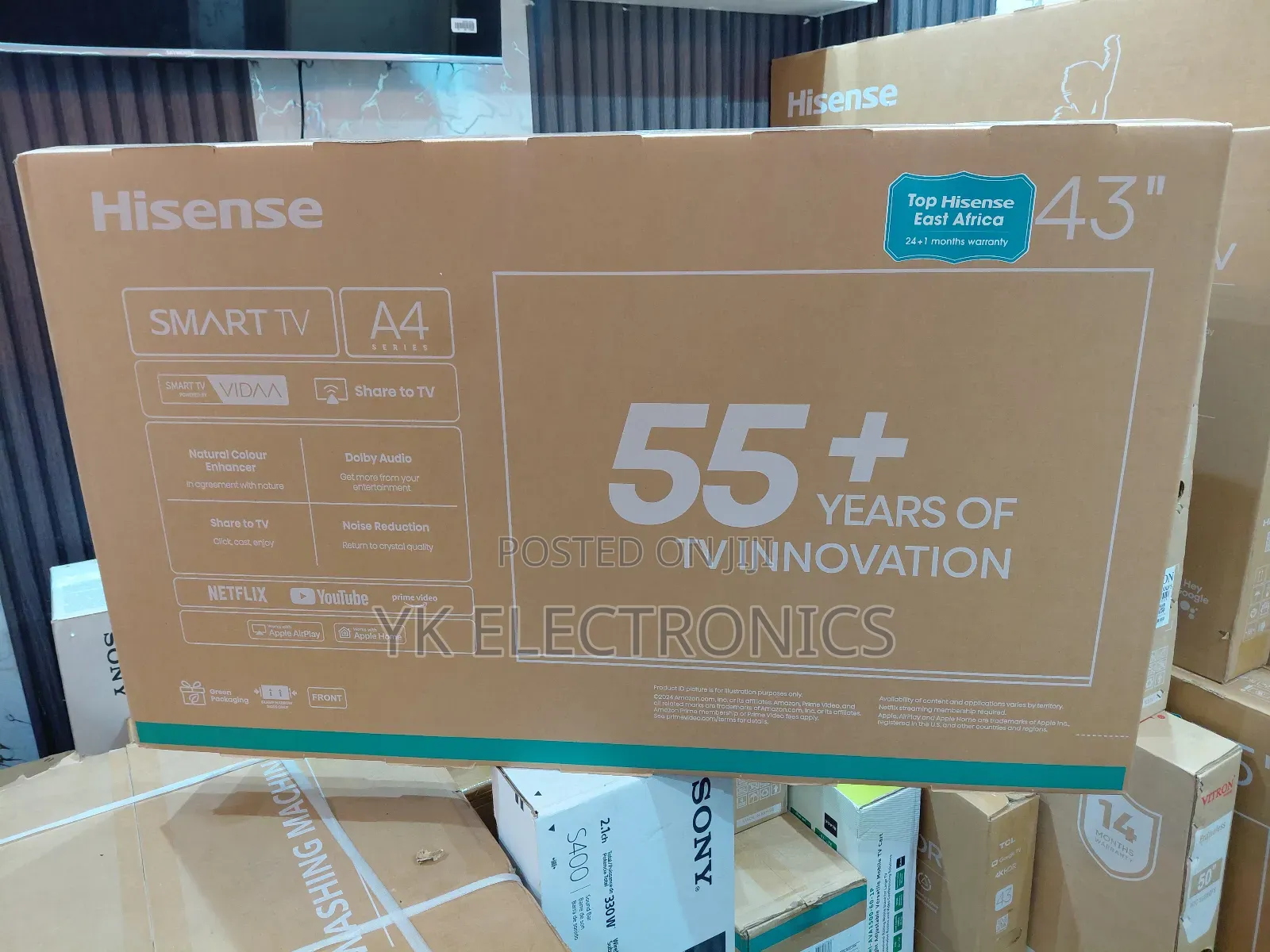 TV Hisense 43a4q | 43inch Full Hd Vidaa Smart TV